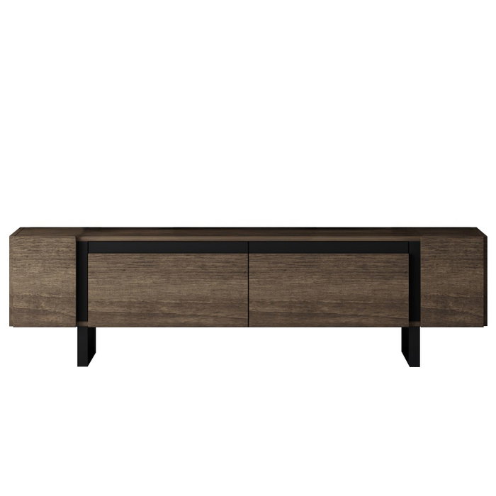 Hanah Home Soporte para TV Yildiz Nogal y Negro
